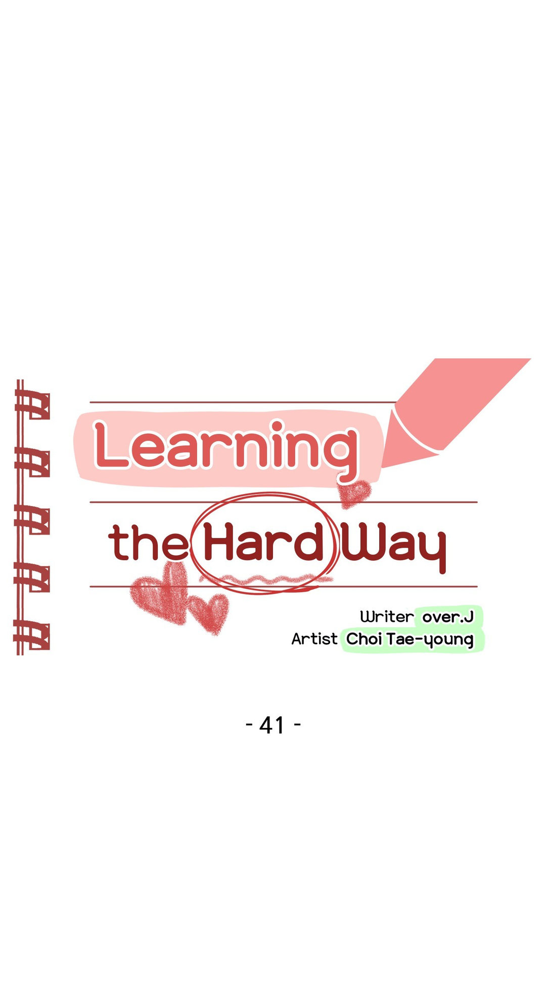 Learning The Hard Way - Chapter 41 Page 1