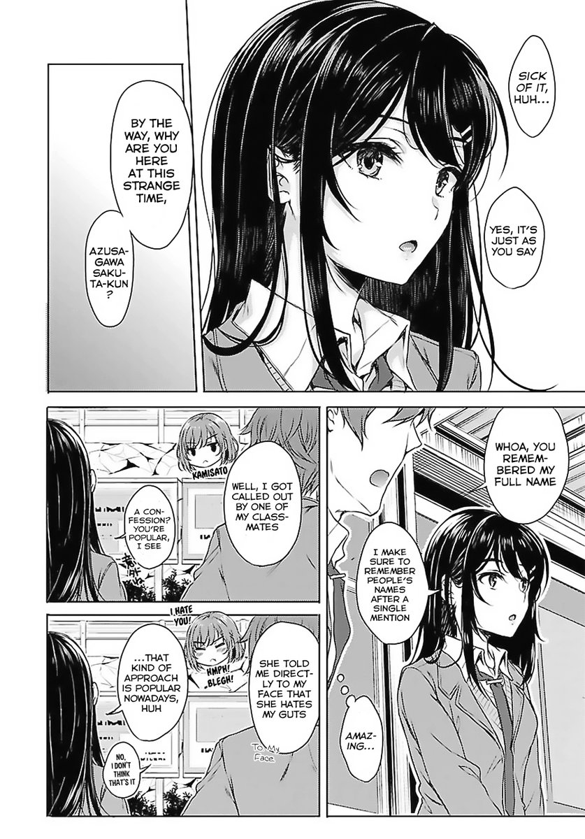 Seishun Buta Yarou wa Bunny Girl Senpai no Yume wo Minai - Chapter 2 Page 7