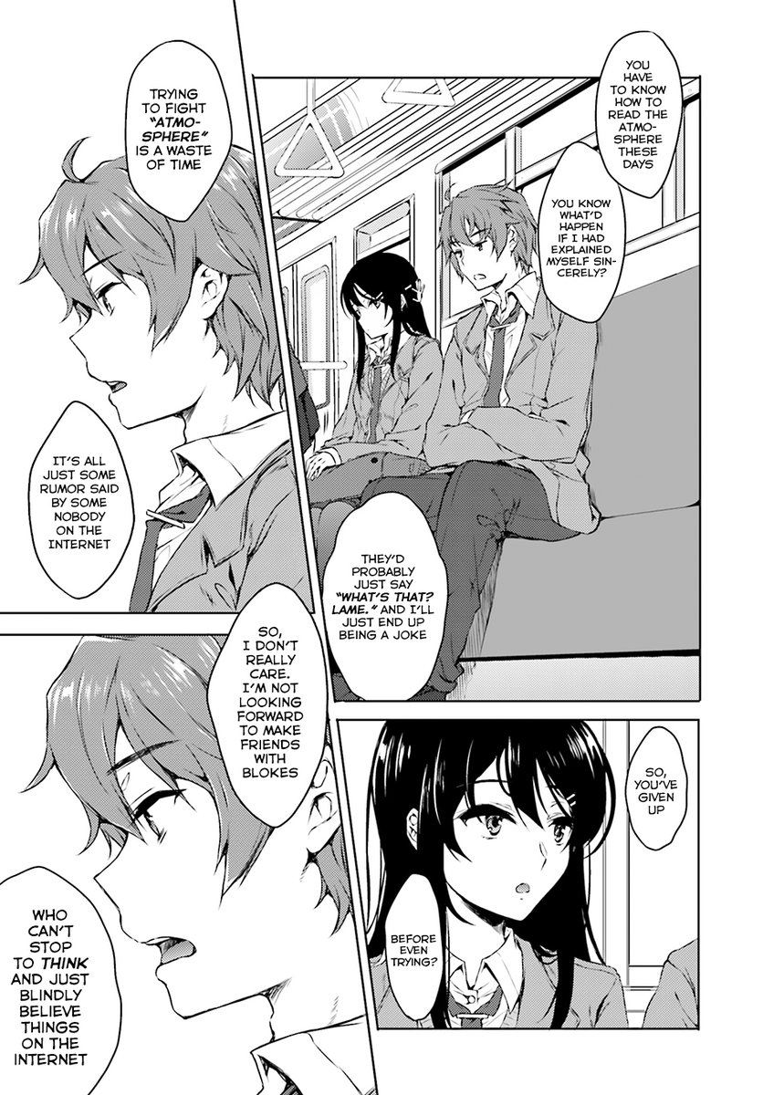 Seishun Buta Yarou wa Bunny Girl Senpai no Yume wo Minai - Chapter 3 Page 6