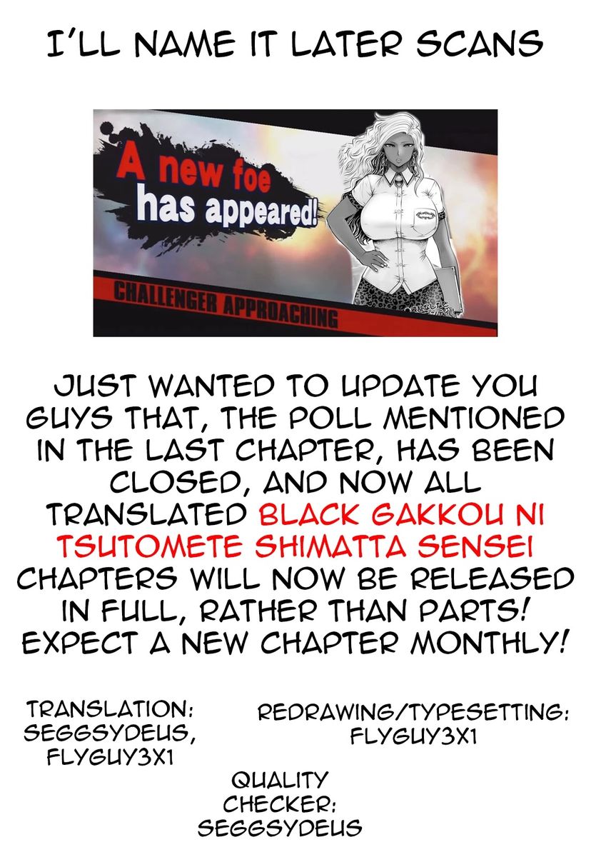 Black Gakkou ni Tsutometeshimatta Sensei - Chapter 23 Page 24