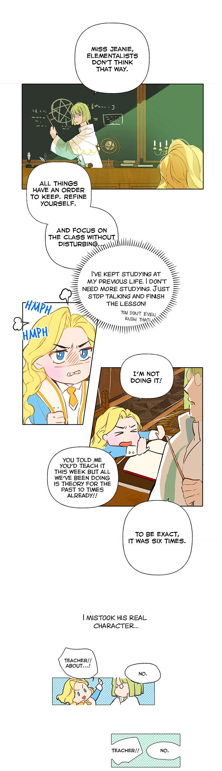 The Golden Haired Elementalist - Chapter 3 Page 20