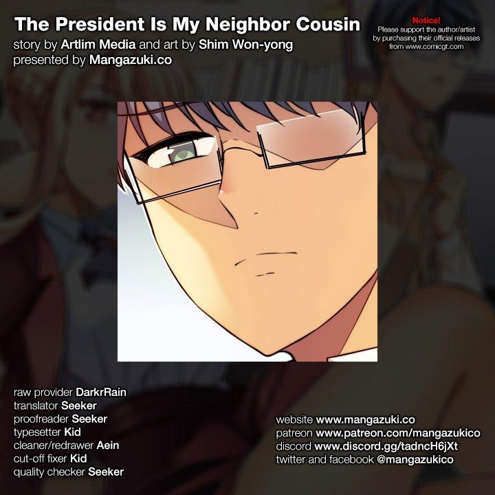 The President Is My Neighbor Cousin - Chapter 37 Page 1