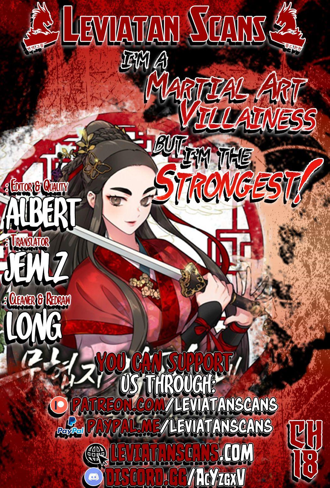 I’m a Martial Art Villainess but I’m the Strongest! - Chapter 18 Page 1