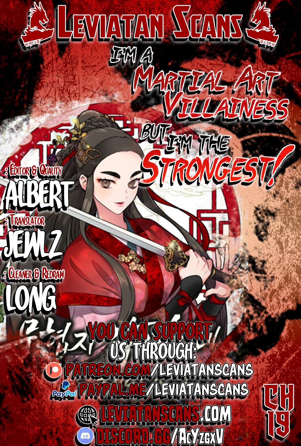 I’m a Martial Art Villainess but I’m the Strongest! - Chapter 19 Page 1