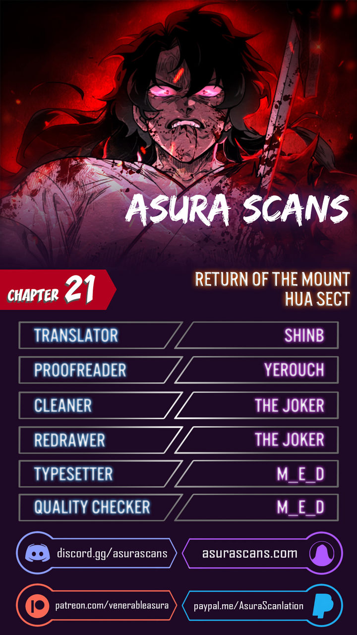 Return of the Mount Hua Sect - Chapter 21 Page 1