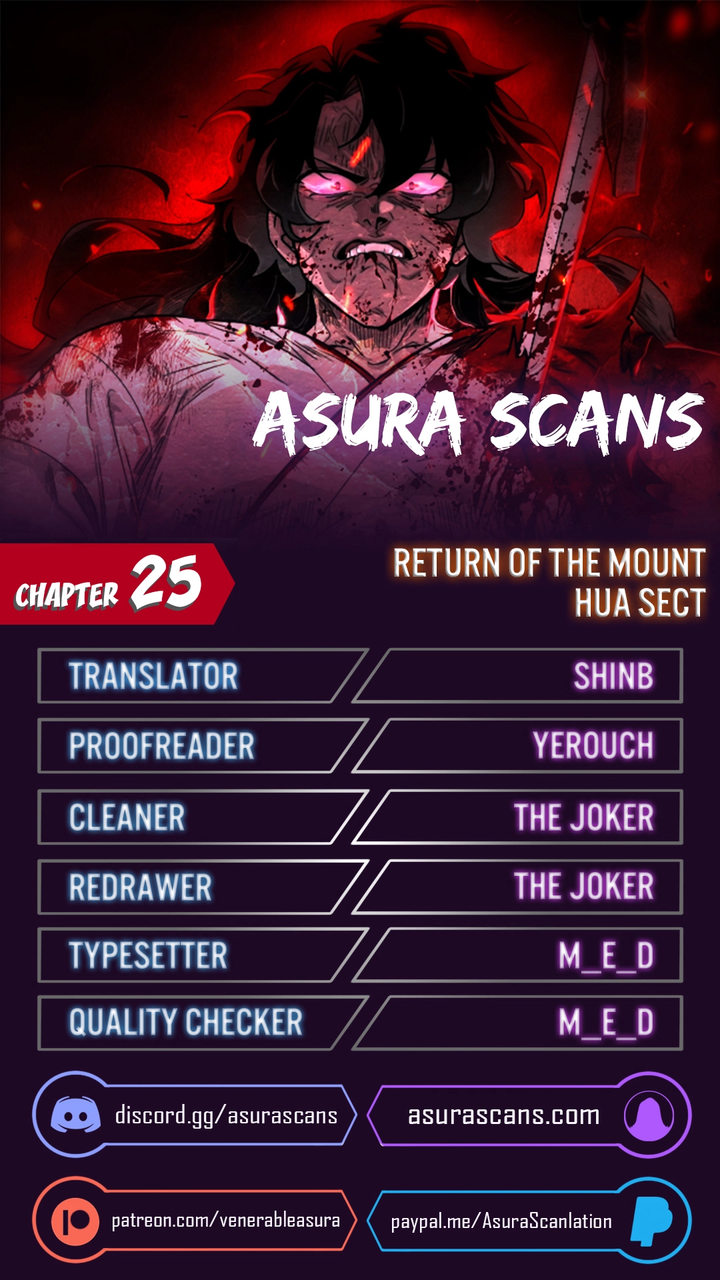 Return of the Mount Hua Sect - Chapter 25 Page 1