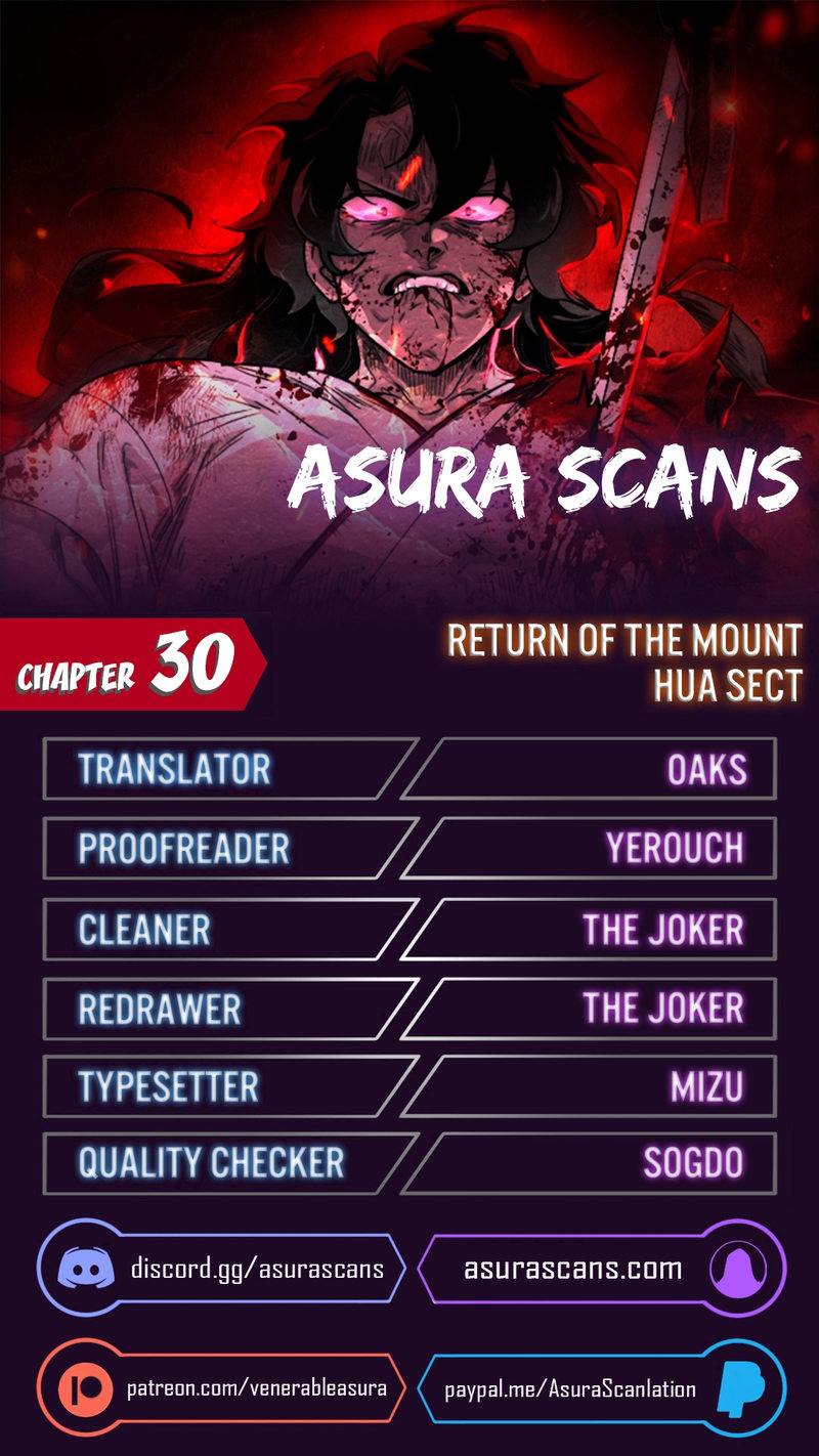 Return of the Mount Hua Sect - Chapter 30 Page 1
