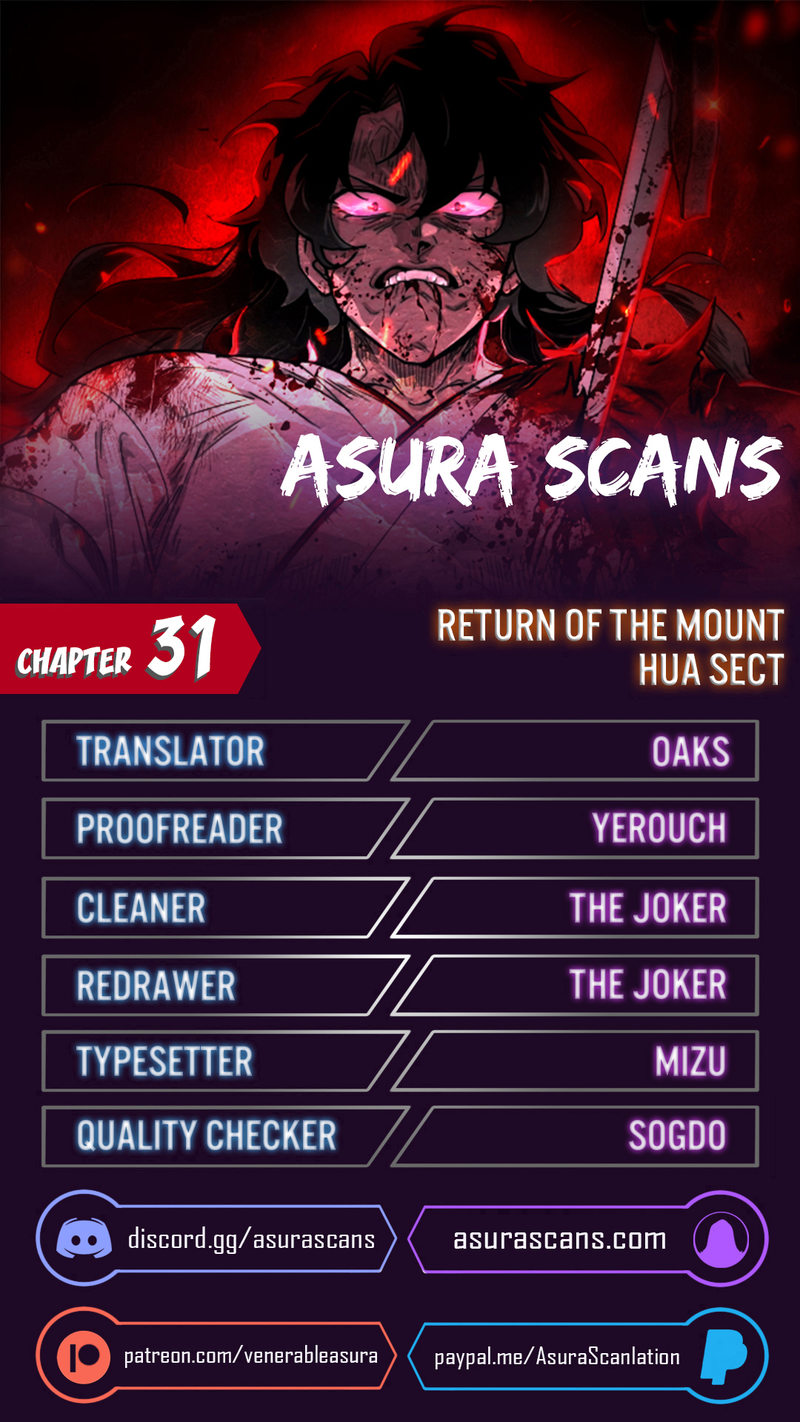 Return of the Mount Hua Sect - Chapter 31 Page 1