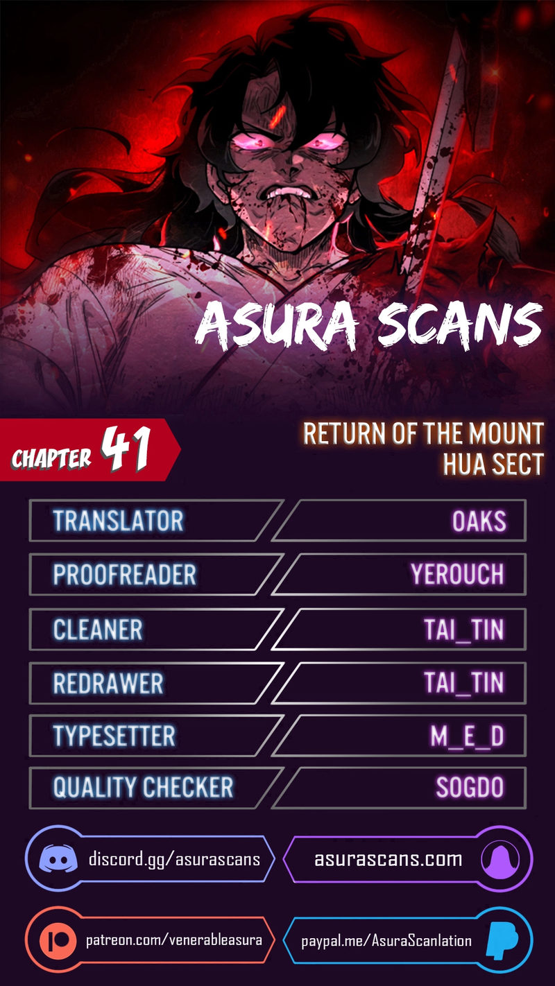 Return of the Mount Hua Sect - Chapter 41 Page 1