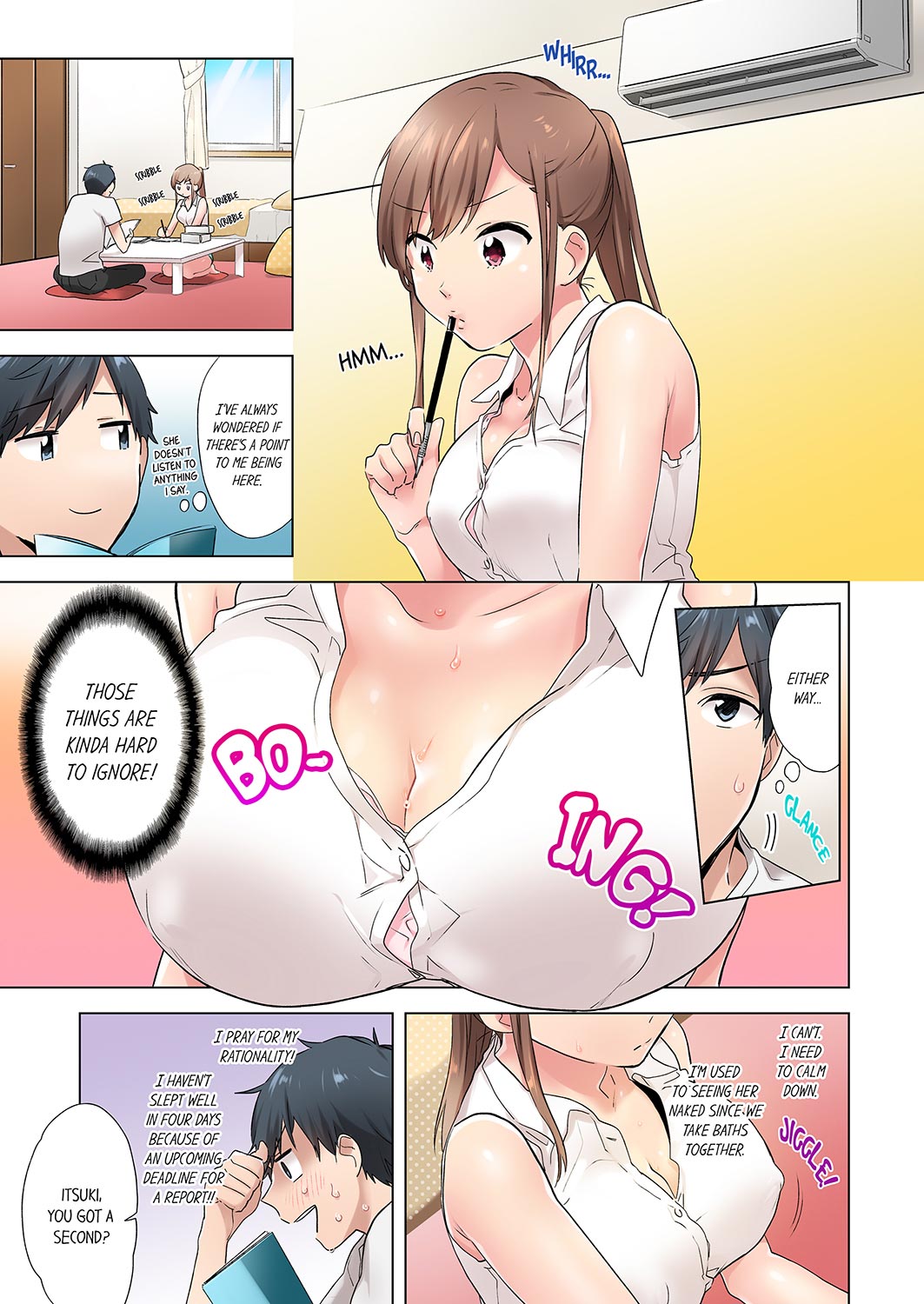 A Scorching Hot Day with A Broken Air Conditioner. If I Keep Having Sex with My Sweaty Childhood Friend… - Chapter 1 Page 3