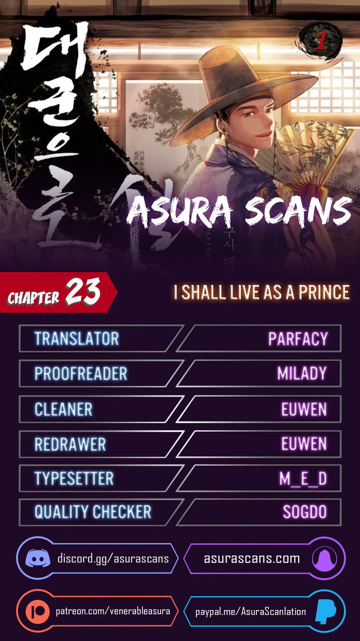 I Shall Live as a Prince - Chapter 23 Page 1