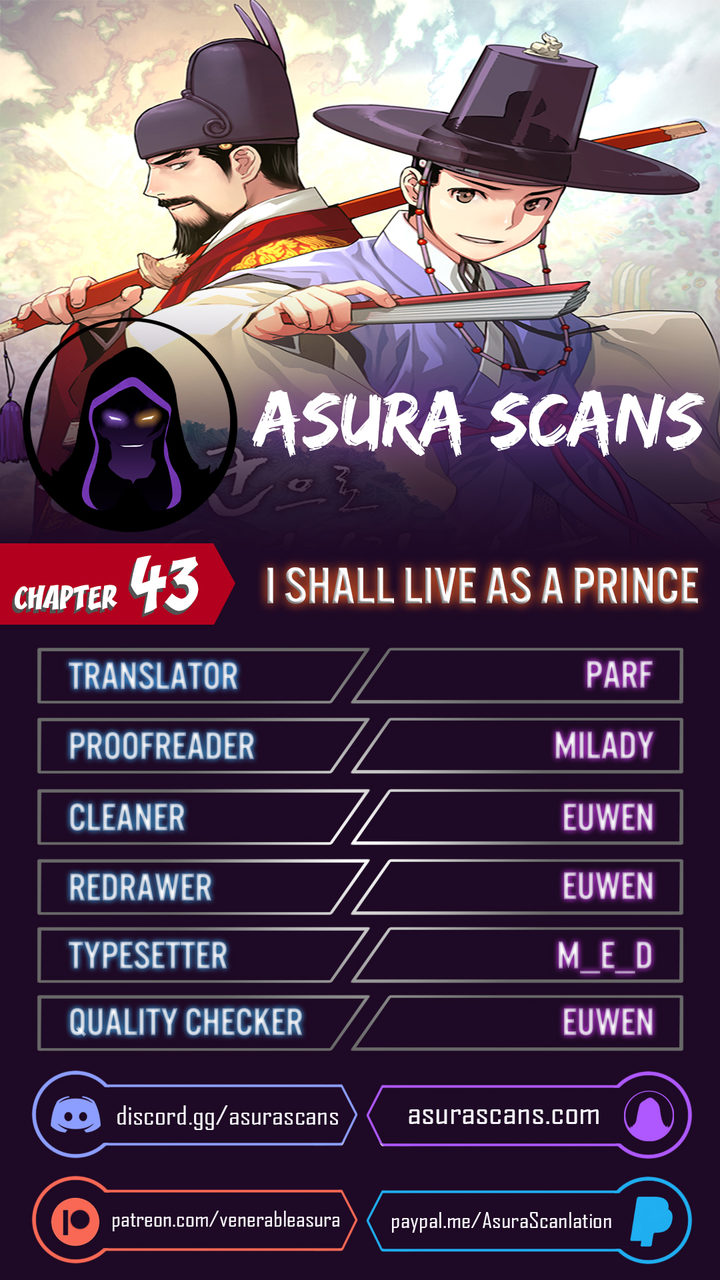 I Shall Live as a Prince - Chapter 43 Page 1