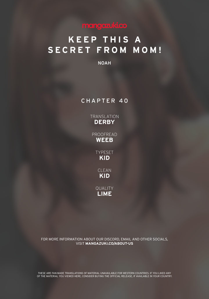 Keep it a secret from your mother! - Chapter 40 Page 1