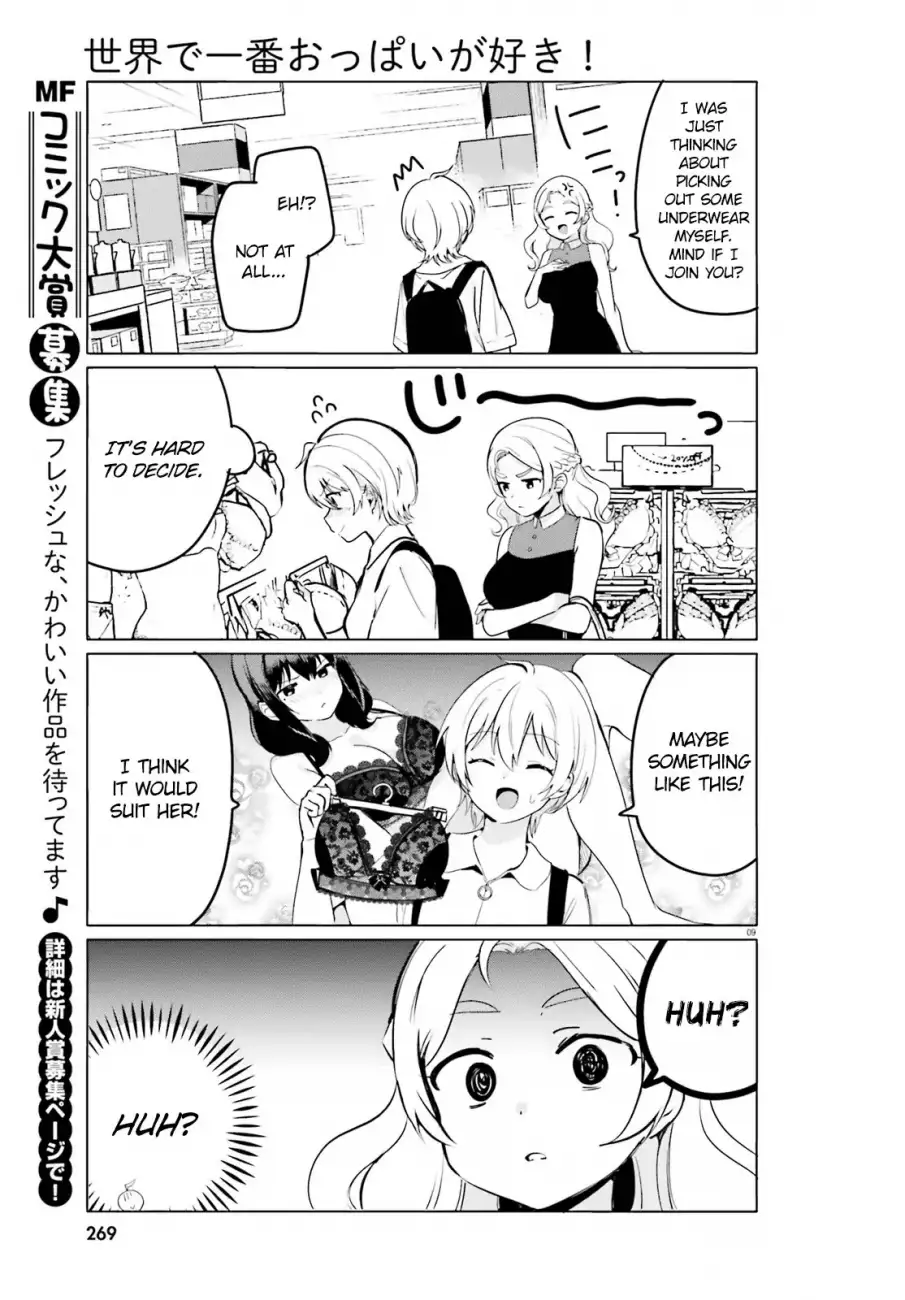 Sekai de Ichiban Oppai ga Suki! - Chapter 30 Page 9