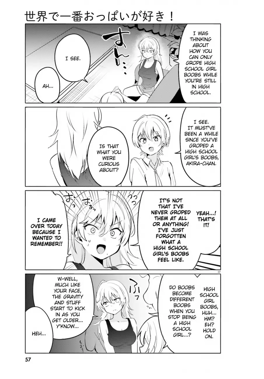 Sekai de Ichiban Oppai ga Suki! - Chapter 37 Page 7