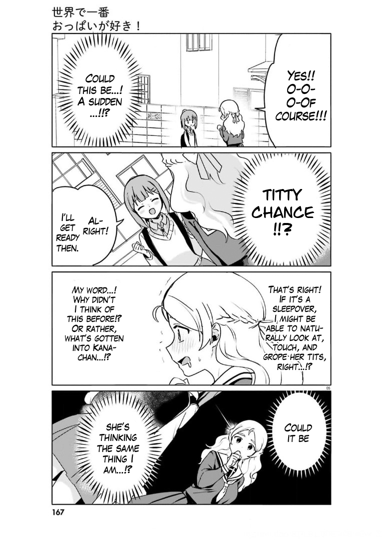 Sekai de Ichiban Oppai ga Suki! - Chapter 51 Page 5