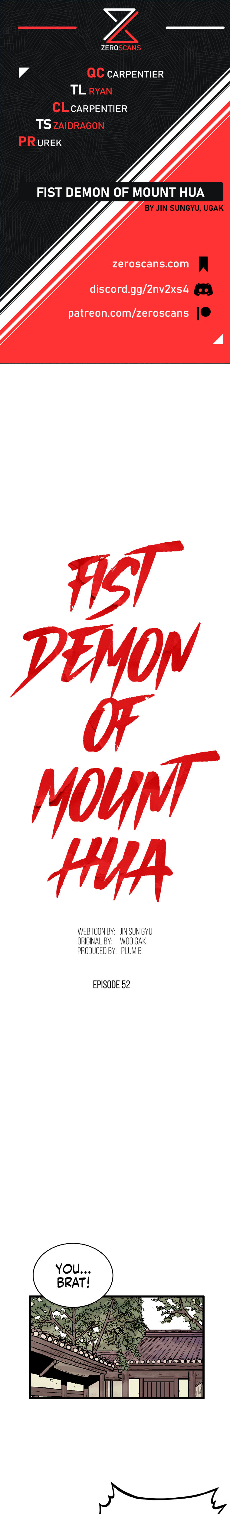 Fist demon of Mount Hua - Chapter 52 Page 1