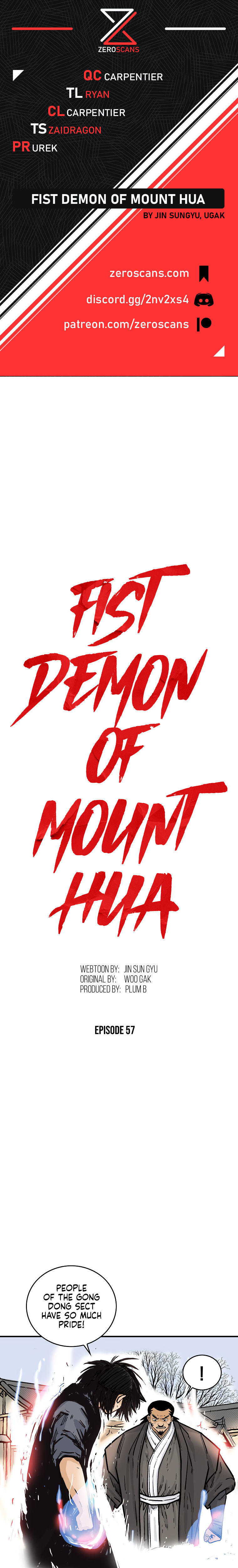 Fist demon of Mount Hua - Chapter 57 Page 1