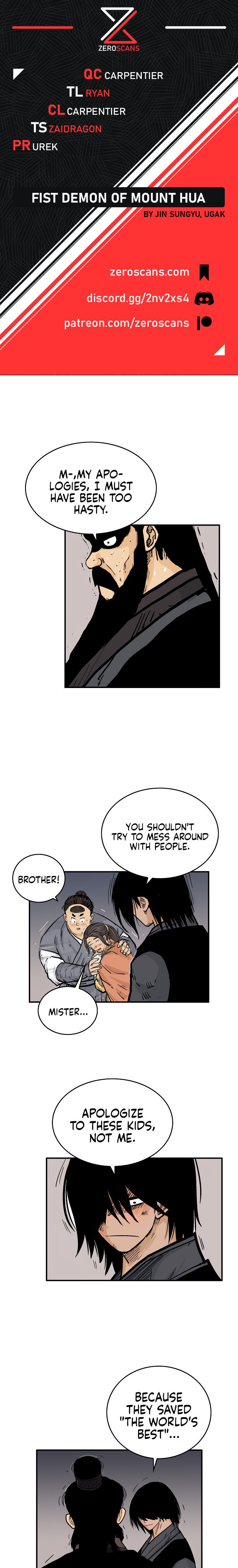 Fist demon of Mount Hua - Chapter 68 Page 1