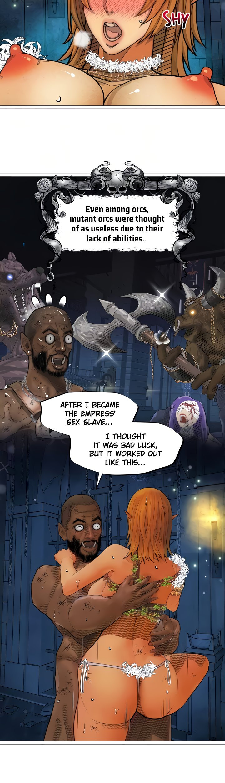 The DARK ELF QUEEN and the SLAVE ORC - Chapter 29 Page 14