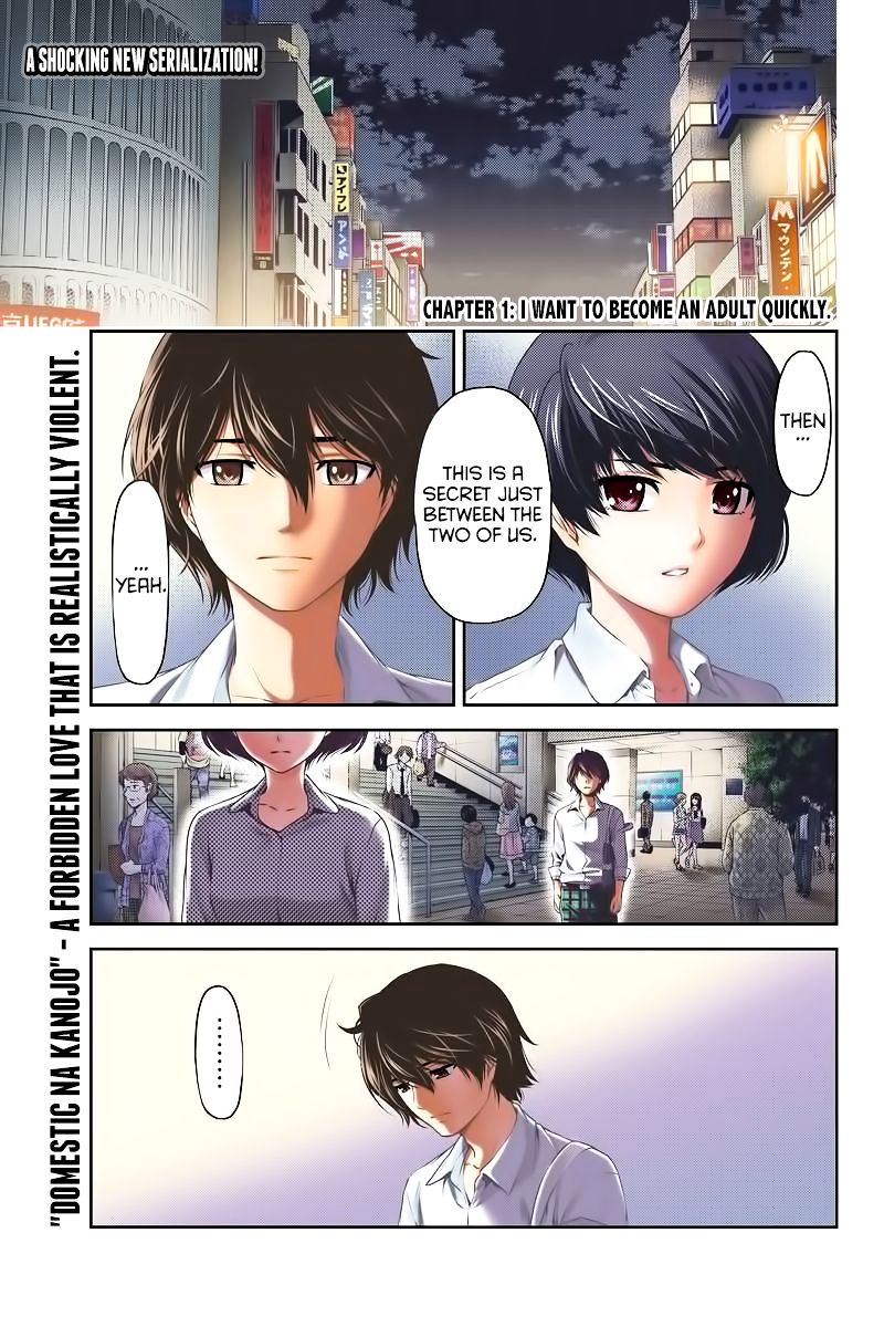 Domestic na Kanojo - Chapter 1 Page 4