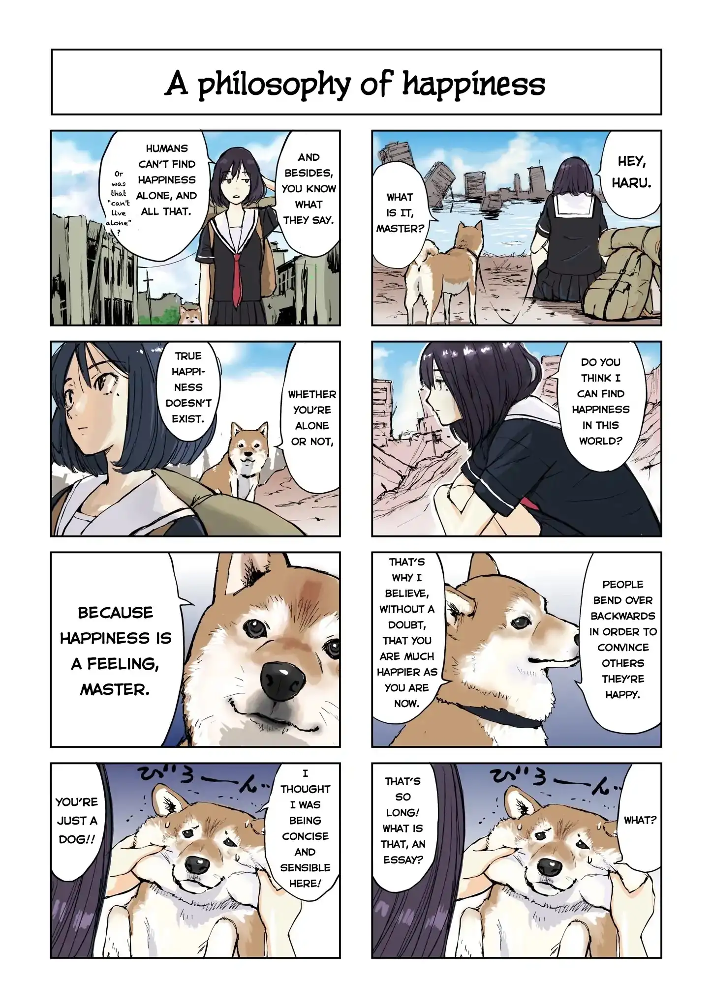 Sekai no Owari ni Shiba Inu to - Chapter 1 Page 3