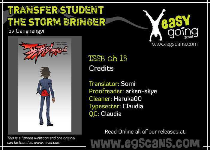Transfer Student Storm Bringer - Chapter 18 Page 1
